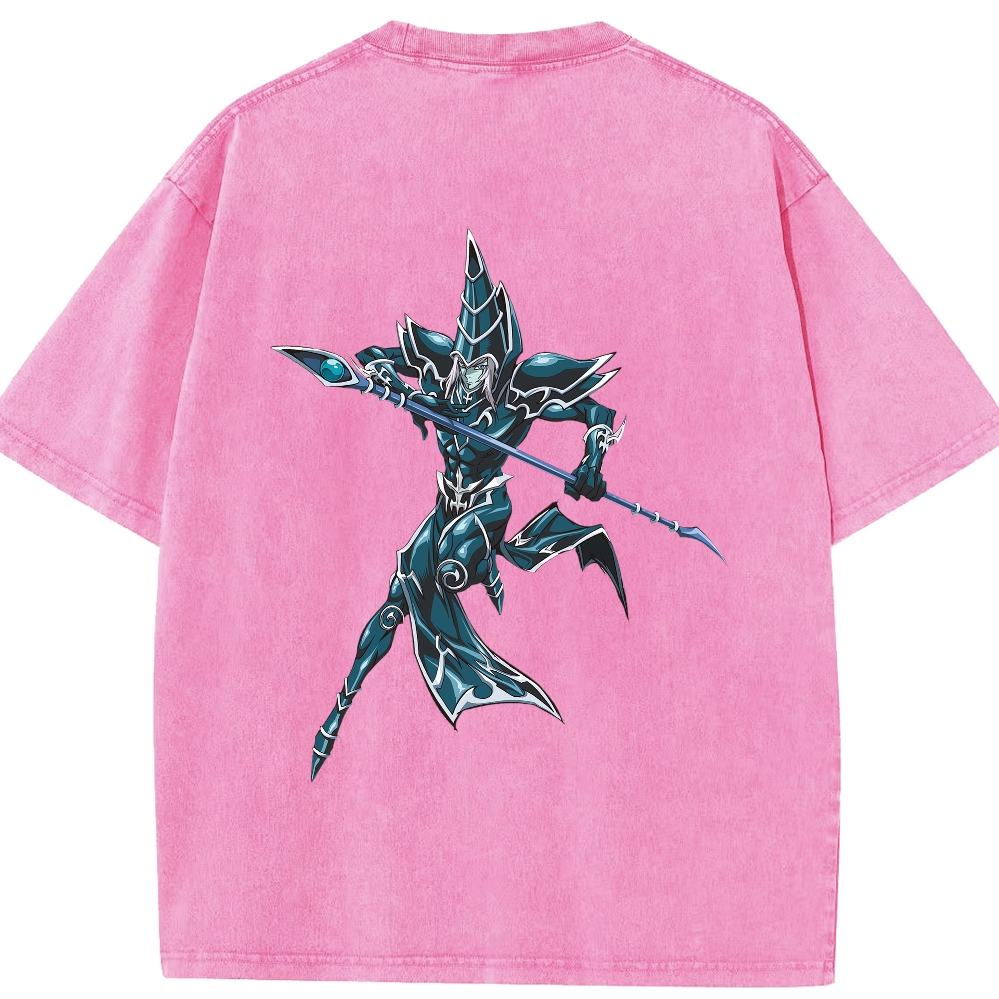 （画像用） 遊☆戯☆王 Yu-Gi-Oh! 綿100% ヴィンテージ風 半袖Tシャツ（背面プリント）